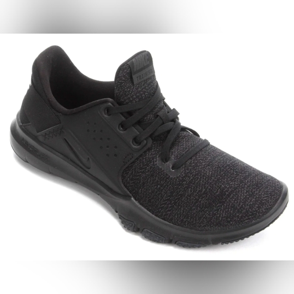 Nike Flex Control TR3 'Triple Black’ Sneakers M 7 W 8.5 NWOT MSRP $85 - Picture 1 of 10